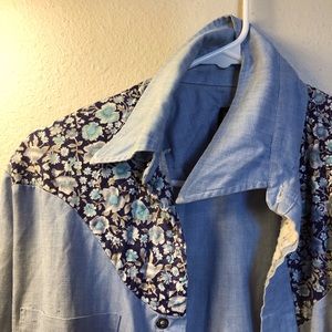 Vintage long sleeve western button down